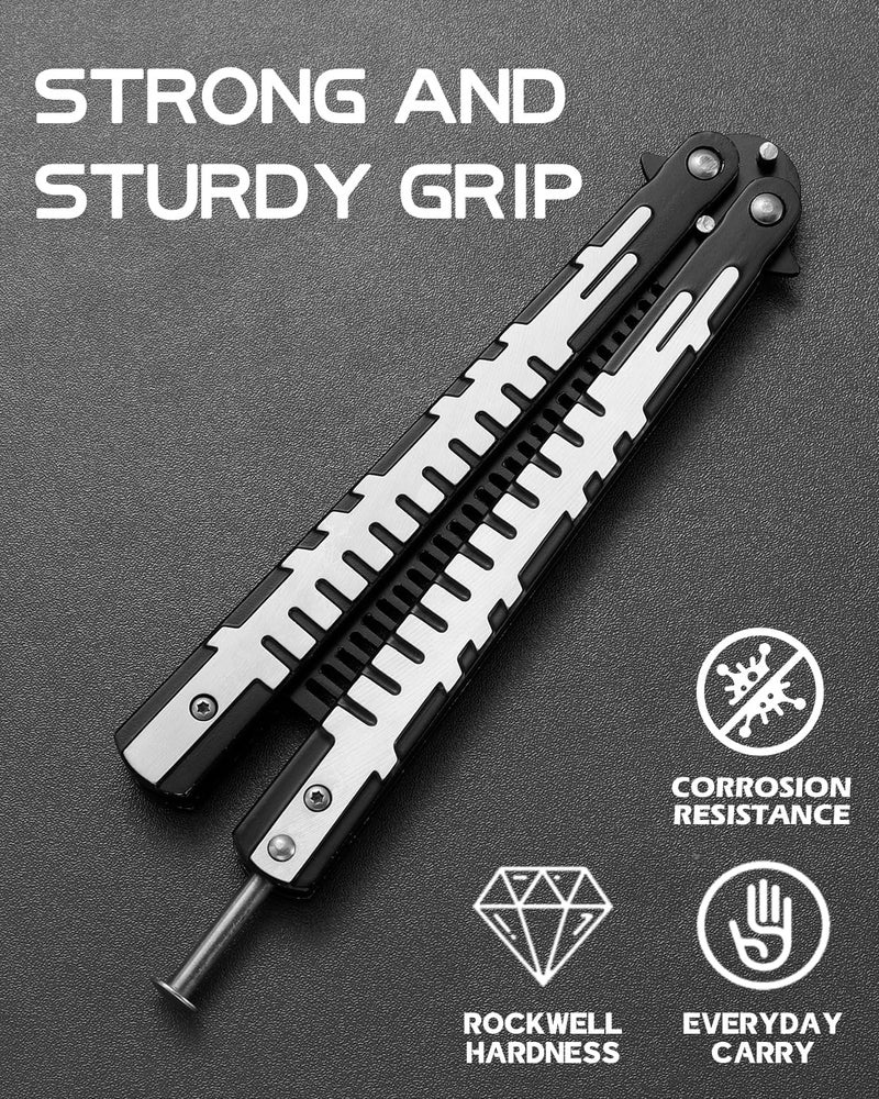 Dispatch Stainless Steel Practice Comb Trainer Knife, Comb Knife Trainer Tool without Sharp Blade for Sport Outdoor Use - Image 4